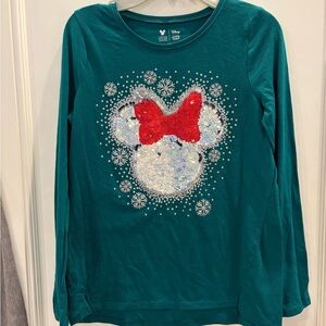 Disney Jumping Beans Long Sleeve with Sequin Minnie Design, Limited Edition- NWT